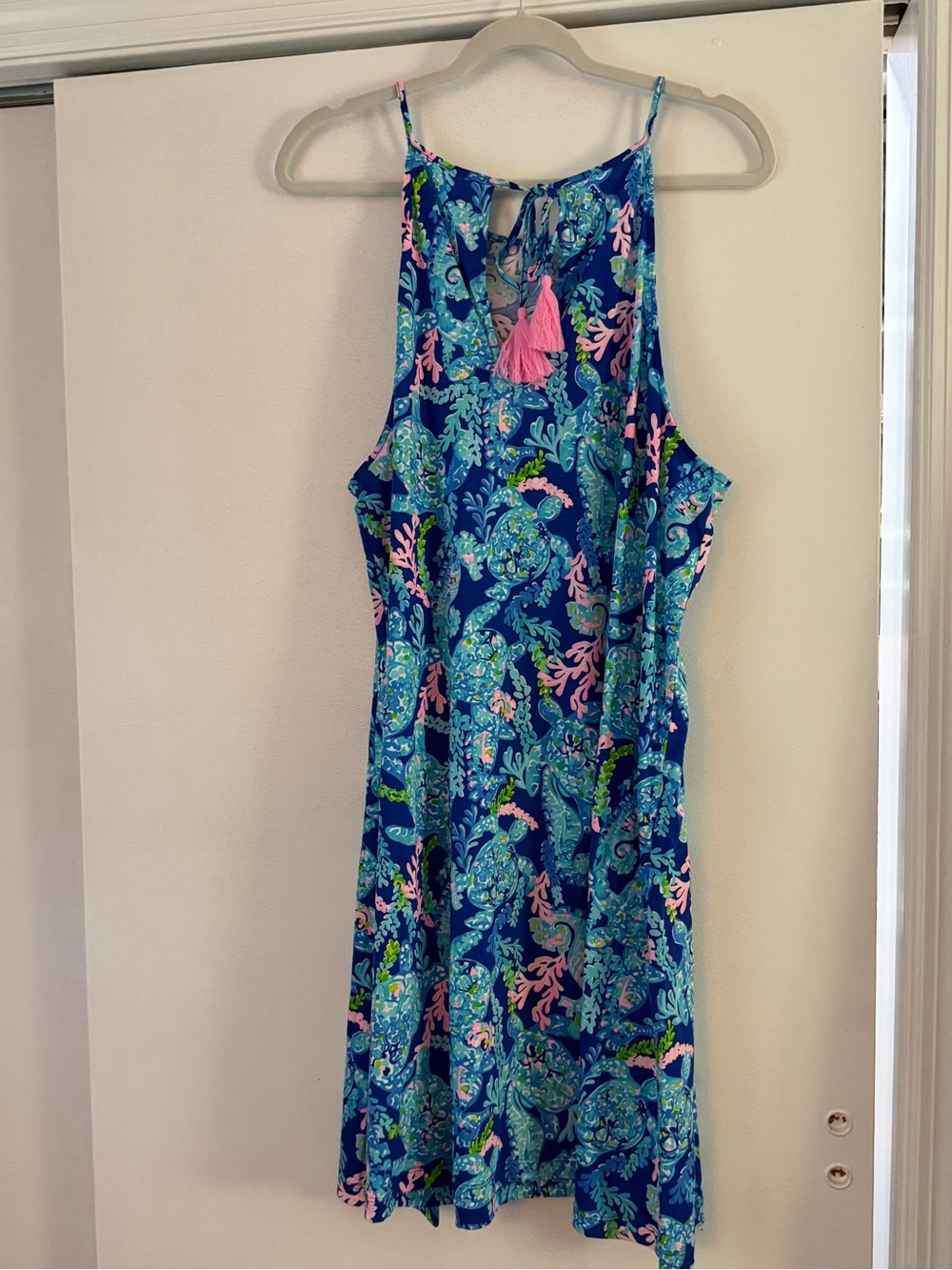 Lilly Pulitzer Blue Turtle Print Margot Dress - Picture 6 of 7